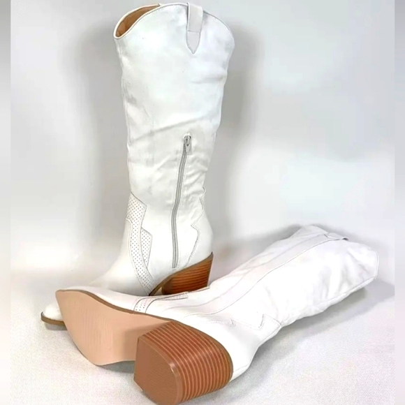 Western Knee-High Boots Sz 9 - Picture 2 of 4